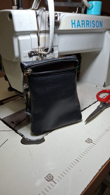 Handmade Genuine Leather Detachable Purse