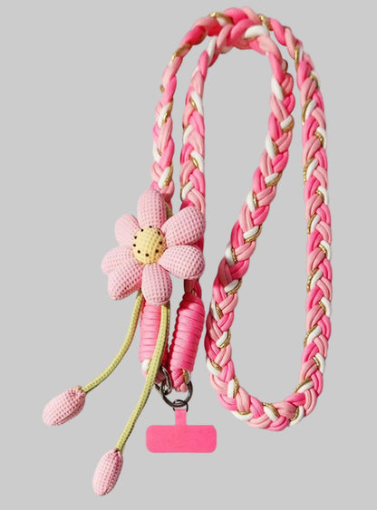Phone Lanyard Pink