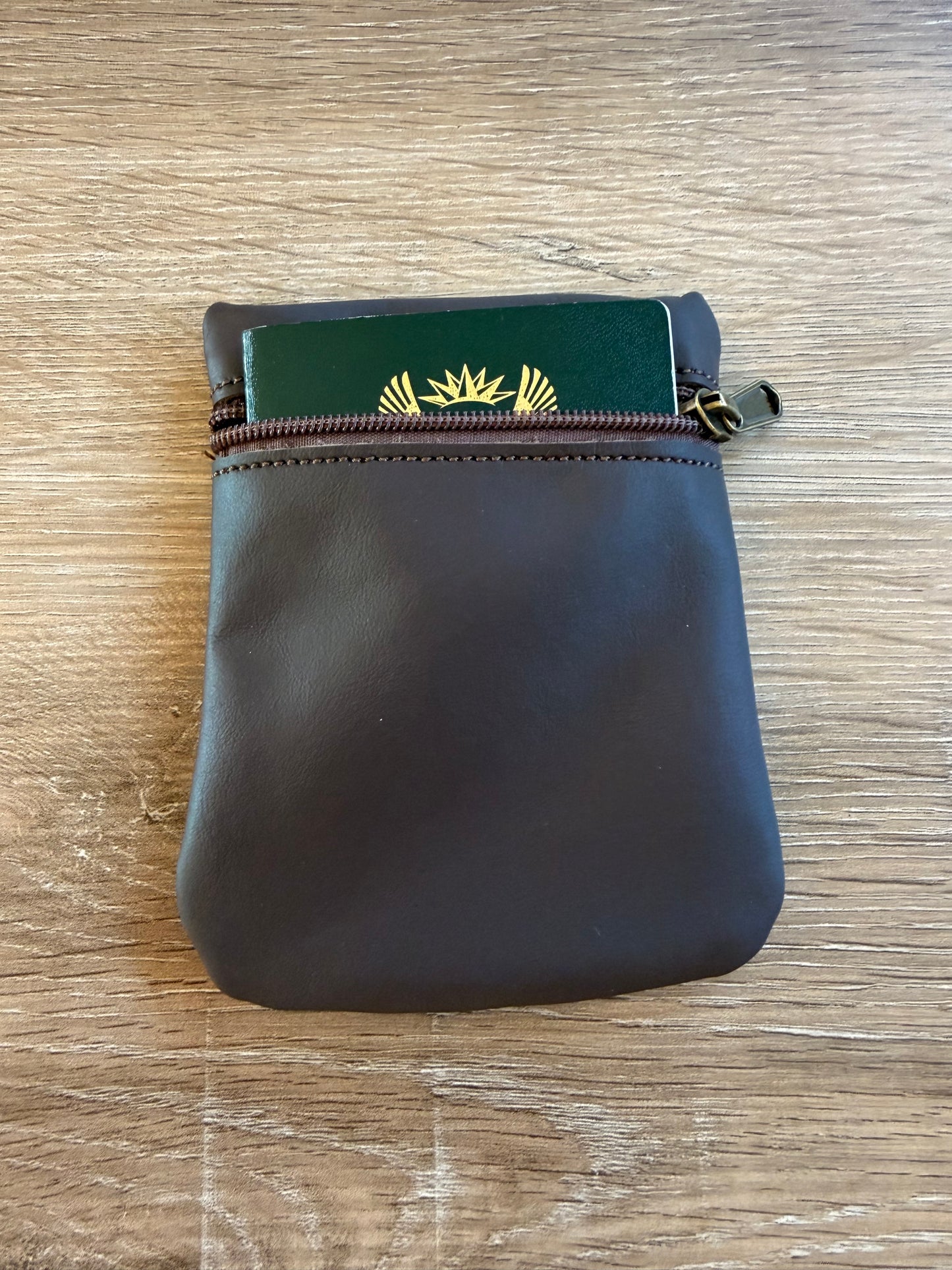 Handmade Genuine Leather
Detachable Wallet- Brown