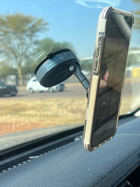 Snap Chic 4-in-1 Magnetic Phone Holder with Suction Cups