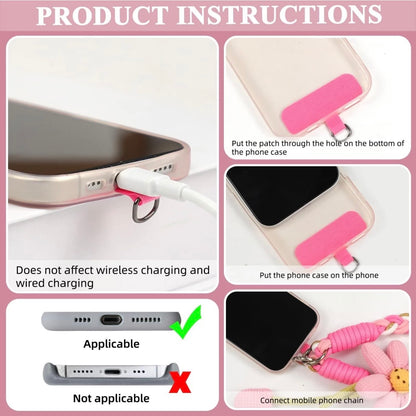 Phone Lanyard Pink