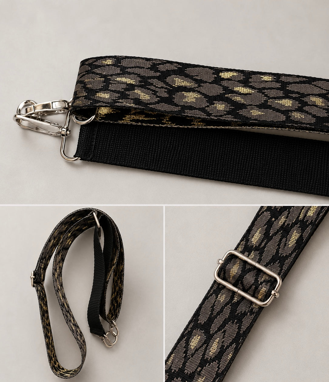 SNAP CHIC Crossbody Phone Strap - Shadow Luxe ( No Wallet)
