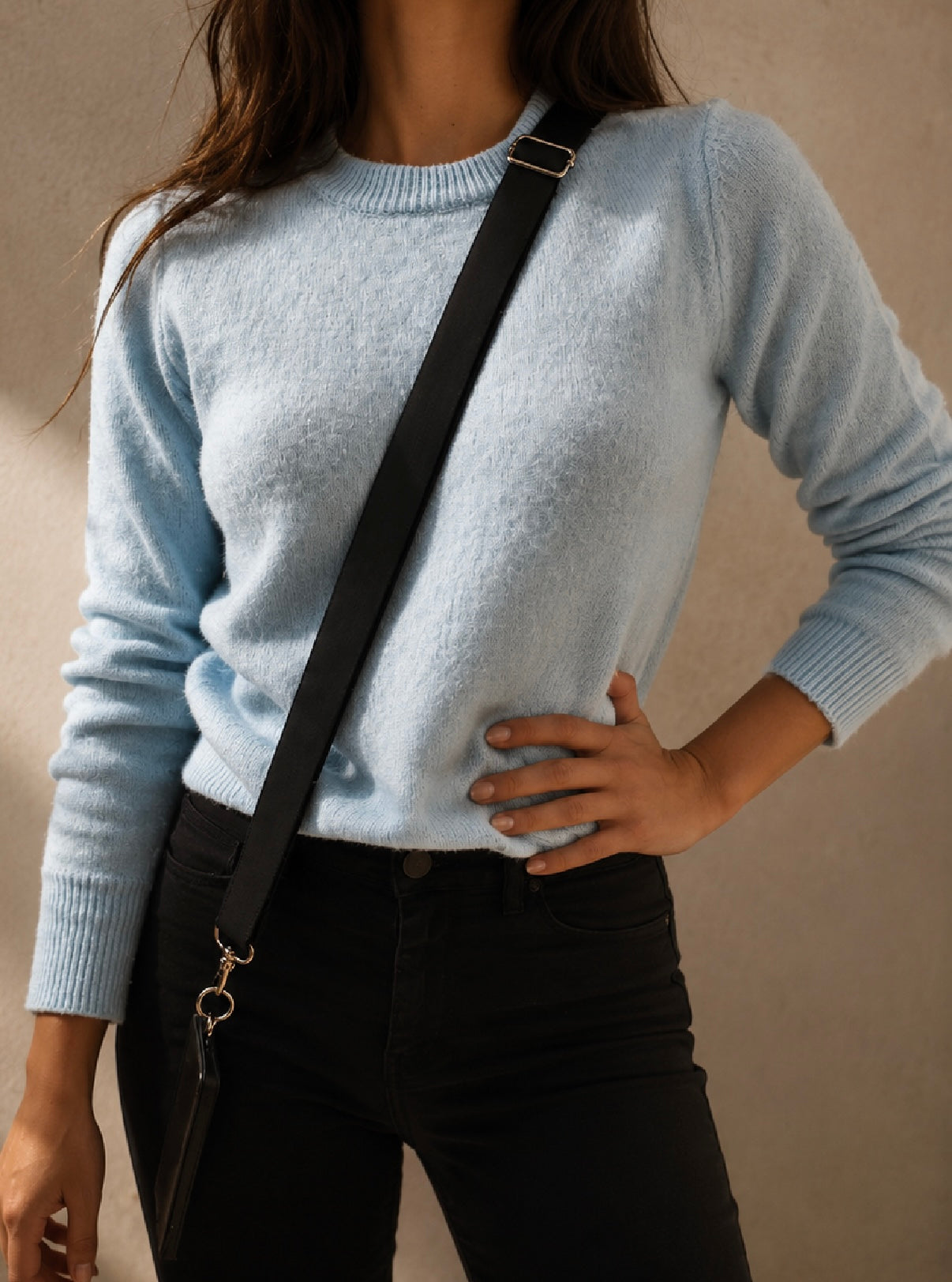 The Everyday 2-in-1 Genuine Leather Crossbody Strap