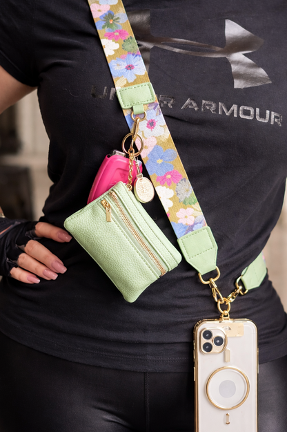 Sage Bloom Strap + Wallet