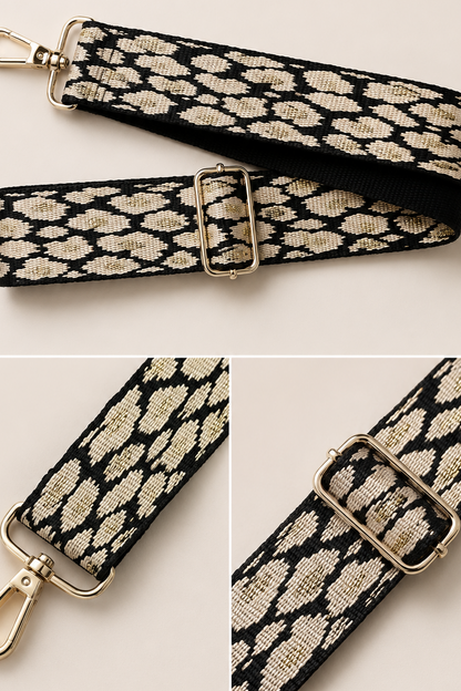 Crossbody Phone Strap - Noir Wild ( No Wallet)