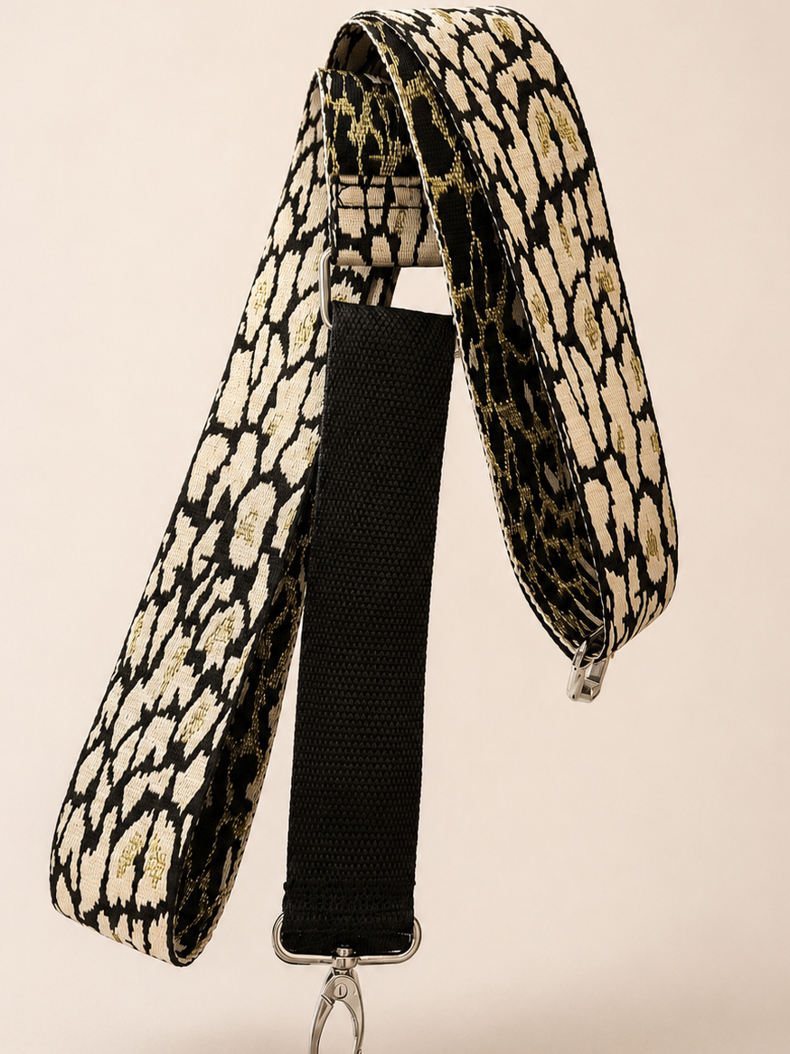 Crossbody Phone Strap - Noir Wild ( No Wallet)