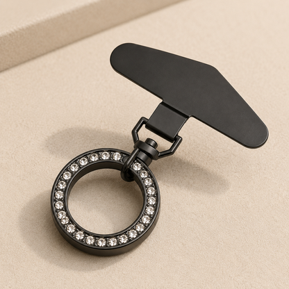 Snap Chic Phone Strap Premium Connector Black
