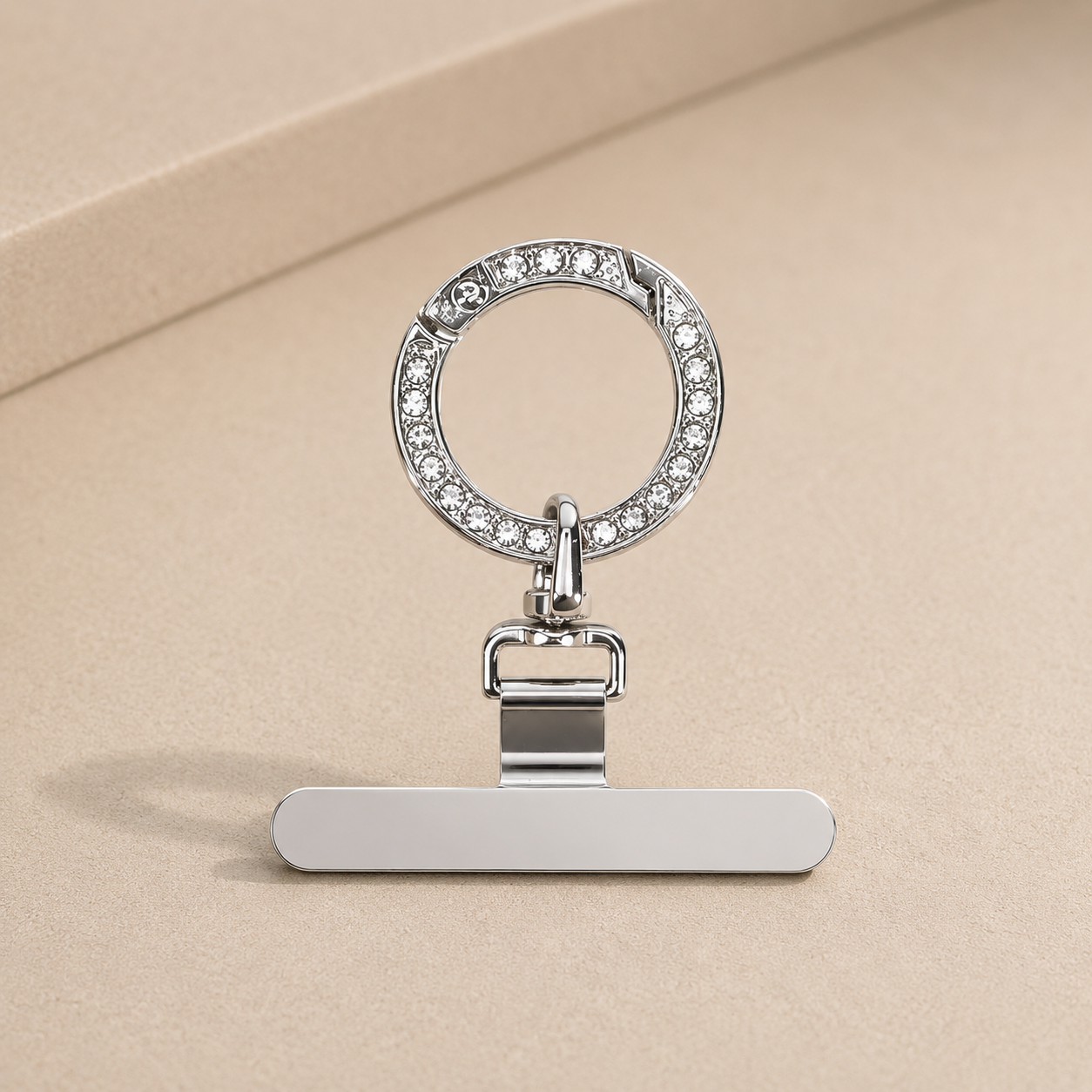 Snap Chic Phone Strap Connector Silver