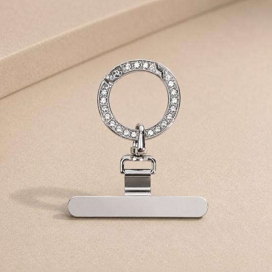 Snap Chic Phone Strap Connector Silver