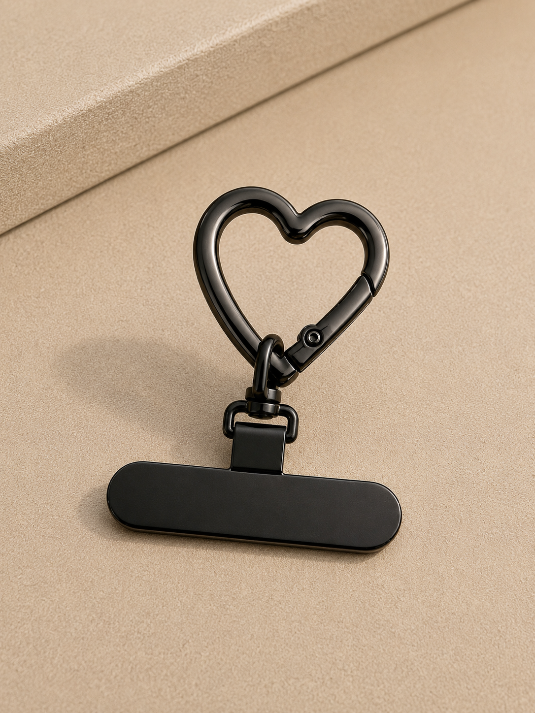 Snap Chic Black Heart Connector