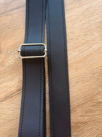 Genuine Leather Crossbody Phone
Strap - Midnight Black (3.8 cm) No Wallet