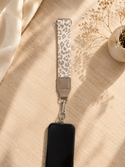 Champagne Leopard Strap + Wallet