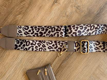Mocha Strap + Wallet