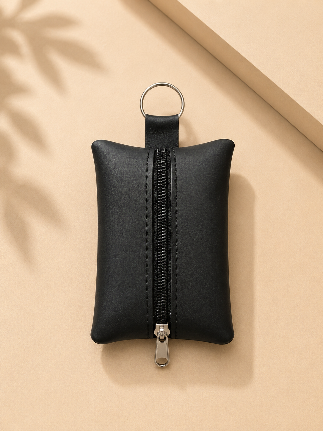 Midnight Genuine Leather Key Pouch