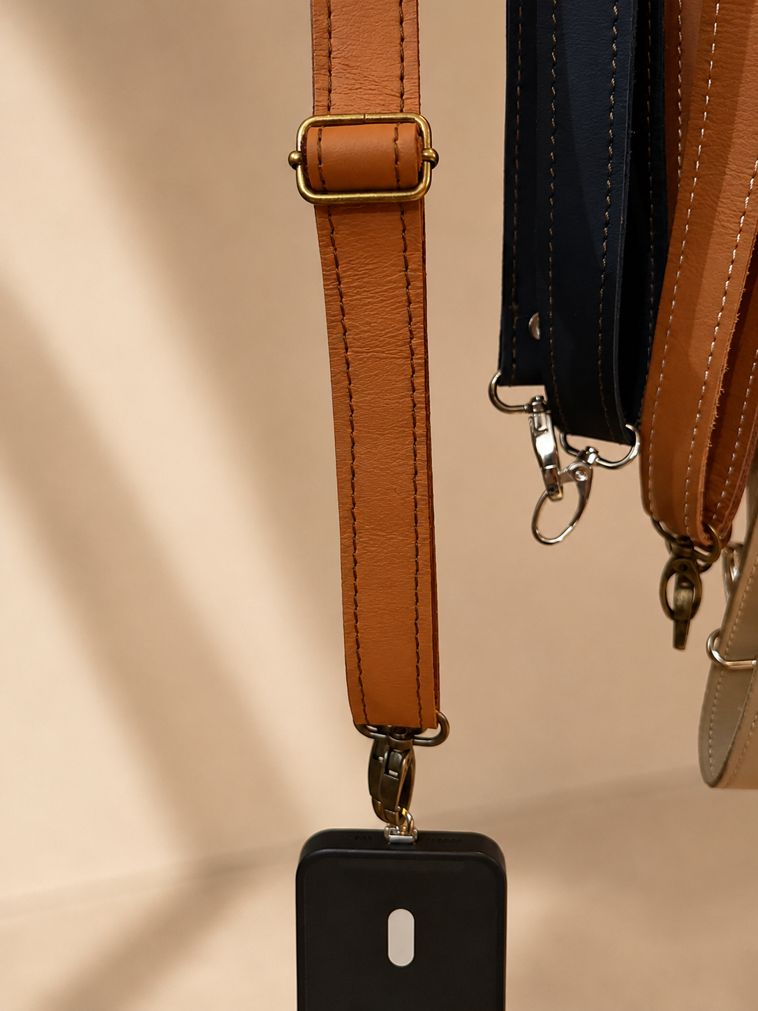 Genuine Leather Strap - Tan