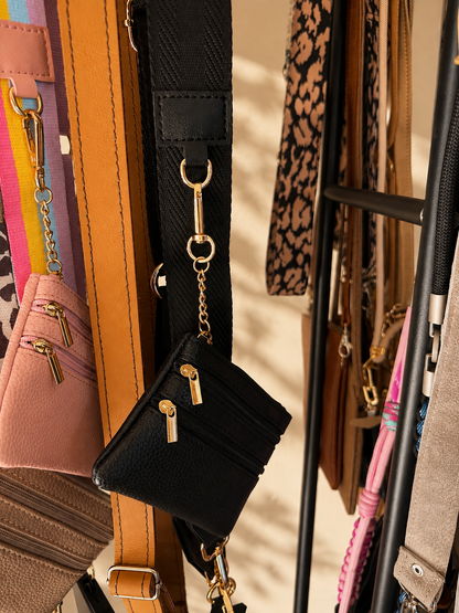 Black Essential Strap + Wallet