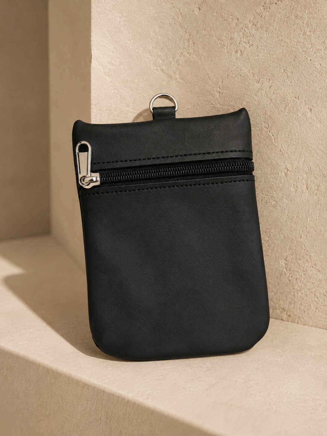 Handmade Genuine Leather
Detachable Wallet - Black