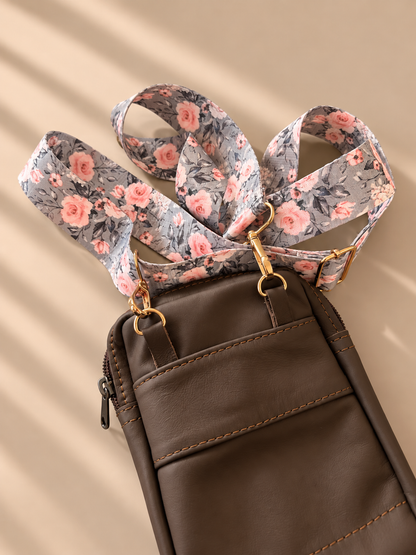 Floral Grace Crossbody Strap